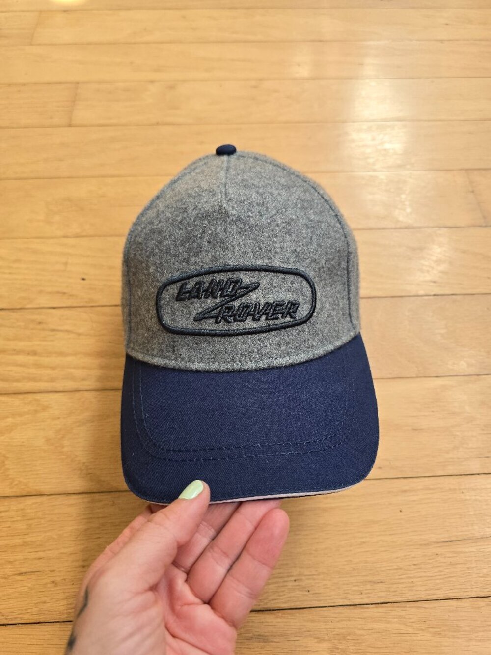 Land Rover | embroidered wool blend heritage stale baseball hat